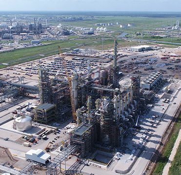 Aerial view of MEGlobal Oyster Creek site.