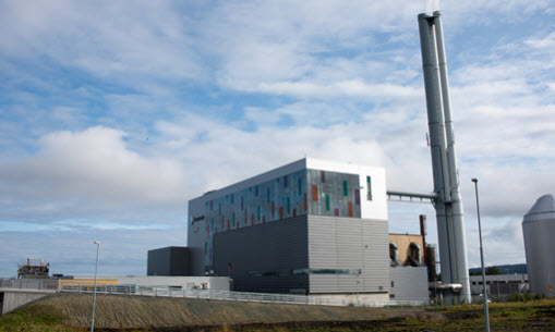 Digital rendering of Statkraft's carbon capture unit.