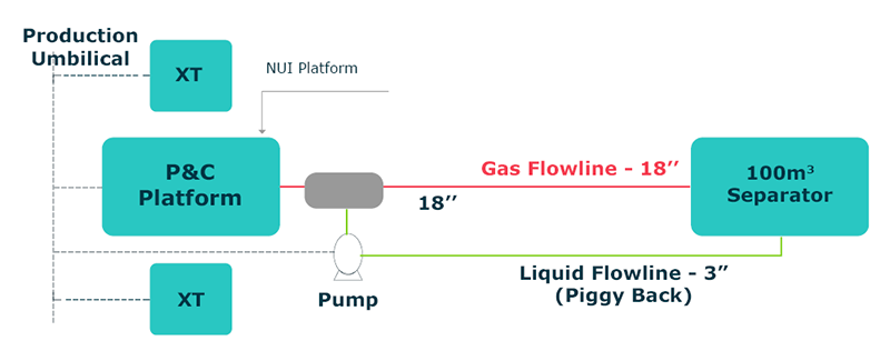Diagram showing Worley's updated design.